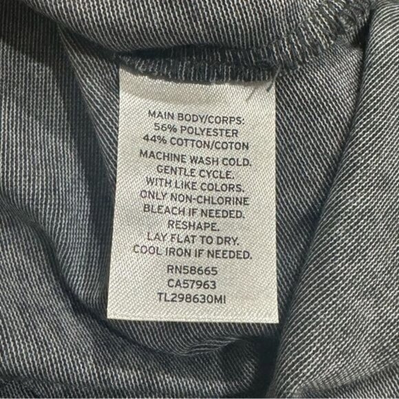 NEW Leith Ruched Bodycon Crossover Tank Dress in Charcoal Summer Comfort Size M - Picture 8 of 11